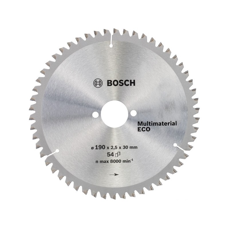 Диск пильный универсальный (190x30 z54) Multimaterial Eco BOSCH 2.608.641.802 Диск пильный универсальный (190x30 z54) Multimaterial Eco BOSCH 2.608.641.802