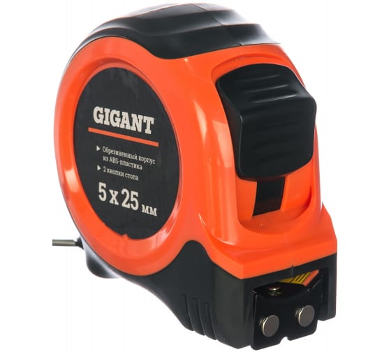 Рулетка с магнитным крюком Gigant GWM525 Рулетка с магнитным крюком Gigant GWM525