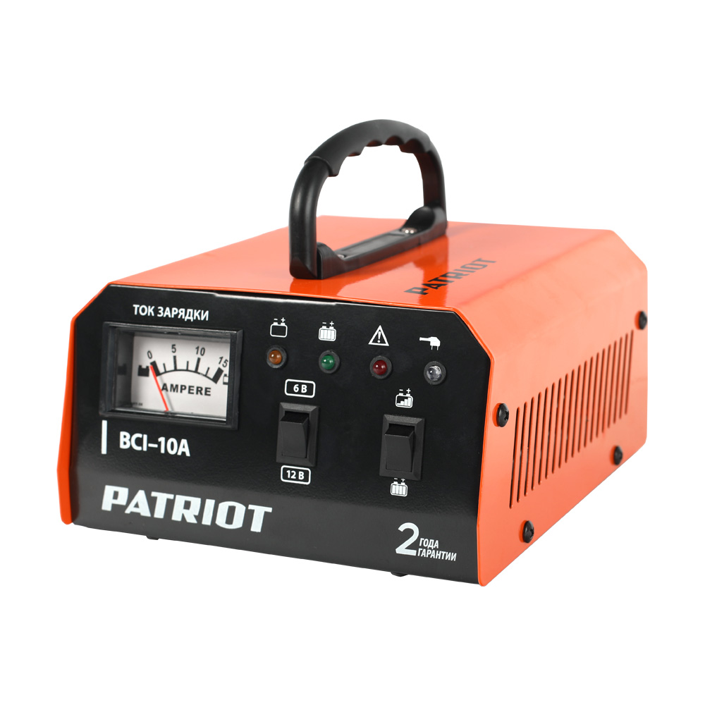 Импульсное зарядное устройство PATRIOT BCI 10A 650303410 Импульсное зарядное устройство PATRIOT BCI 10A 650303410