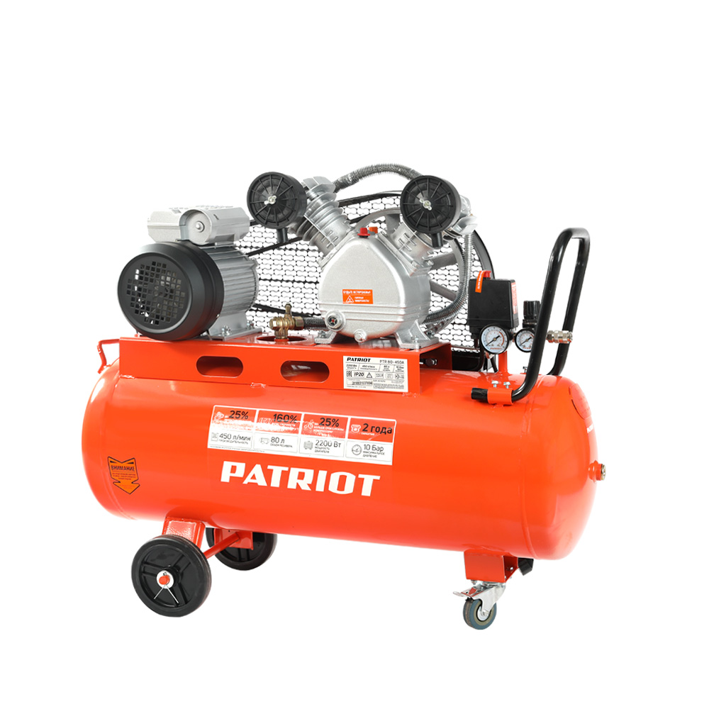 Компрессор PATRIOT POWER PTR80/450A Компрессор PATRIOT POWER PTR80/450A