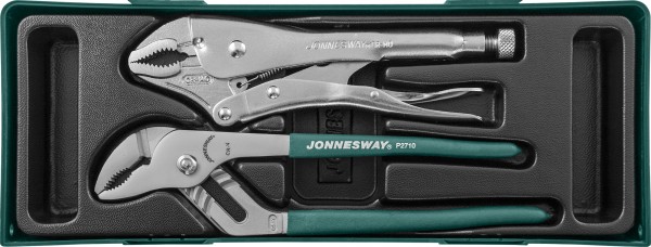 Набор клещи переставные и ручные тиски Jonnesway 048190 Набор клещи переставные и ручные тиски Jonnesway 048190