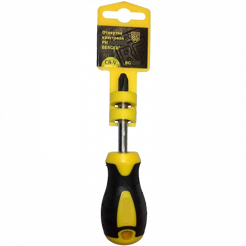 Отвертка крестовая BERGER PH2x38mm BG1050