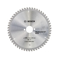 Диск пильный универсальный (190x30 z54) Multimaterial Eco BOSCH 2.608.641.802 Диск пильный универсальный (190x30 z54) Multimaterial Eco BOSCH 2.608.641.802