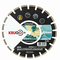 Круг алмазный KRUGO ф500х25.4х40х4.2х10 асфальт/свежий бетон LAB20HY