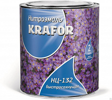 Эмаль Krafor НЦ-132 ЗЕЛЕНАЯ 0,7 кг 26495