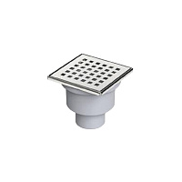 Трап вертикальный D 50мм 150x15м решётка нерж. VF.011.050K.150.04