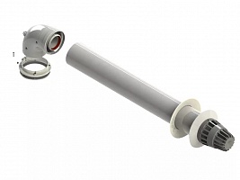 Комплект коаксиальных дымоходов D60/100L (El, Bs, F, NF, U) Royal Thermo RTF11.001C Комплект коаксиальных дымоходов D60/100L (El, Bs, F, NF, U) Royal Thermo RTF11.001C