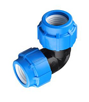 Отвод ПНД VALFEX 90° 25х25 (20/80) Отвод ПНД VALFEX 90° 25х25 (20/80)