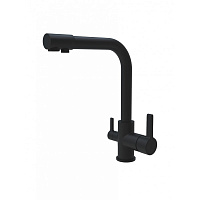 Смеситель KONNER "STICK" для кухни для фильтра воды черный STK1201BK Смеситель KONNER "STICK" для кухни для фильтра воды черный STK1201BK