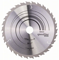 Диск пильный по дереву (235x30 z30) BOSCH Speedline Wood 2.608.640.807 Диск пильный по дереву (235x30 z30) BOSCH Speedline Wood 2.608.640.807