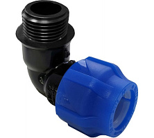Отвод ПНД VALFEX 90° 63х1 1/2" НР (3/15) 1210012463112 Отвод ПНД VALFEX 90° 63х1 1/2" НР (3/15) 1210012463112