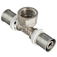 Тройник металлопластиковый 16х1/2"х16 Valtec ВР пресс (10/80) VTm.232.N.160416 Тройник металлопластиковый 16х1/2"х16 Valtec ВР пресс (10/80) VTm.232.N.160416