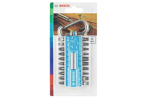 Набор вставок 21шт.+магнитный держатель 25мм Bosch (2 607 002 822) Набор вставок 21шт.+магнитный держатель 25мм Bosch (2 607 002 822)